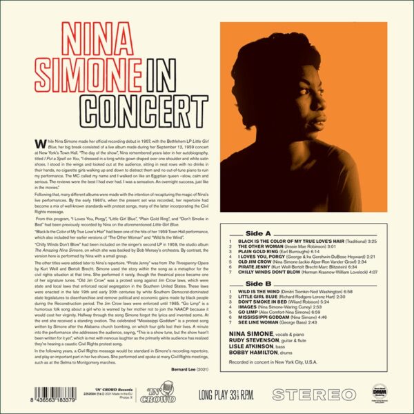 Nina Simone - In Concert (Limited Edition)