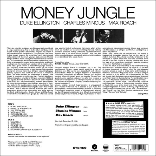 money-jungle-4-bonus-tracks-180-gram_B Duke Ellington - Money Jungle + 4 Bonus Tracks - 180 Gram