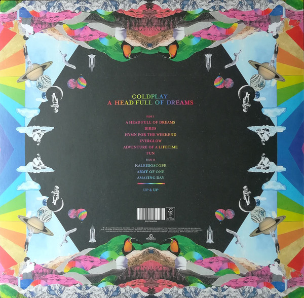 Coldplay – A Head Full of Dreams (Clear EcoRecord Vinyl LP)