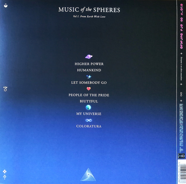coldplay-music-of-the-spheres-clear-back Coldplay – Music of the Spheres (Clear EcoRecord Vinyl LP)