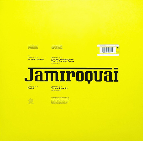 jamiroquai-virtual-insanity-back Jamiroquai – Virtual Insanity (30th Anniversary Transparent Yellow 12″ Vinyl)