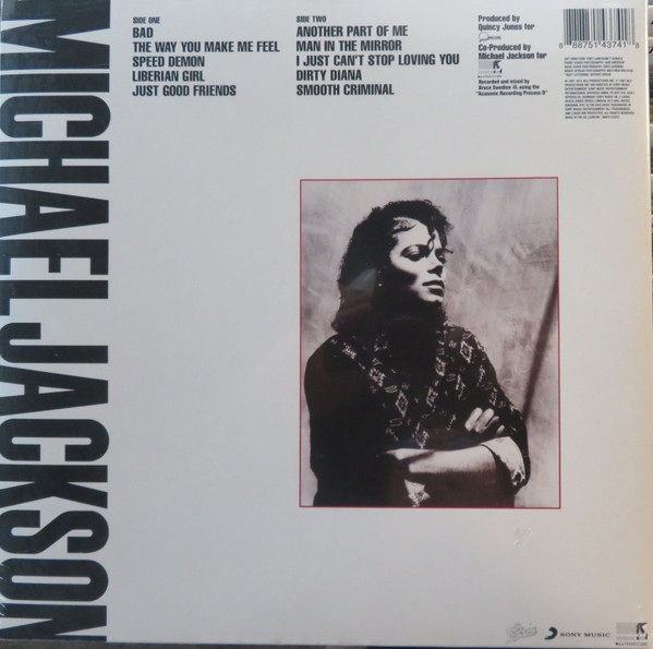 michael-jackson-bad-back Michael Jackson – Bad (180g Vinyl LP)