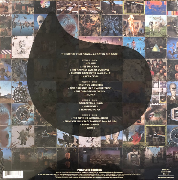 pink-floyd-a-foot-in-the-door-back Pink Floyd – A Foot in the Door: The Best of Pink Floyd (180g 2LP Vinyl)