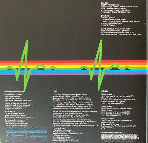 pink-floyd-dark-side-of-the-moon-sleeve Pink Floyd – The Dark Side of the Moon (50th Anniversary 180g Vinyl LP)