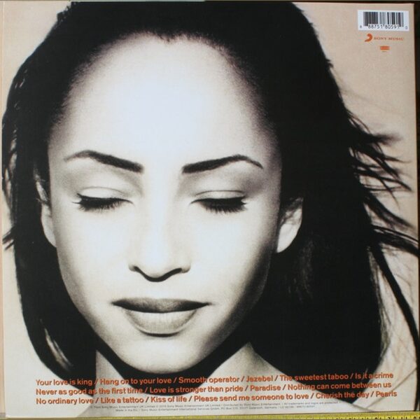 sade-the-best-of-sade-back Sade – The Best of Sade (180g 2LP Vinyl)